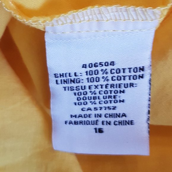 ALFRED SUNG YELLOW EYELET SUMMER SHIFT DRESS SIZE 12/14. - Picture 4 of 8